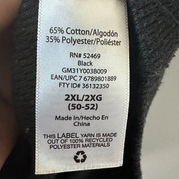 George Black XXL Long Sleeve Henley Tee Shirt - Picture 3 of 9